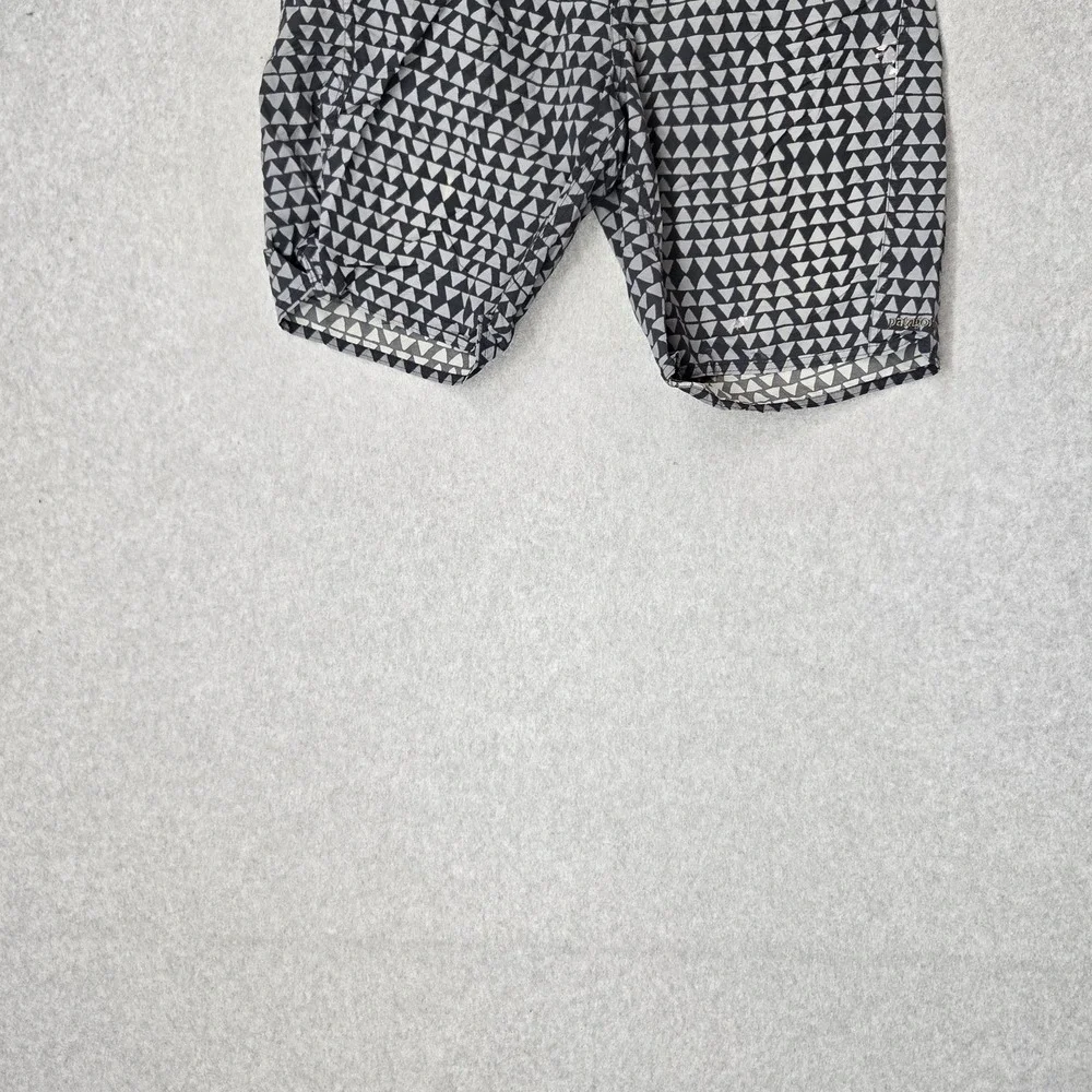 Patagonia Men Swimwear 34 Gray Geometric Board Shorts 10